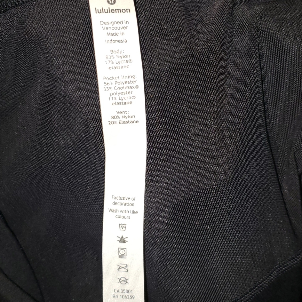 Lululemon Define Hooded Nulu Jacket HBLK/WHT/BLK 4 Nwt - Picture 8 of 13